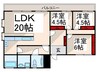 フレールマンション 3LDKの間取り