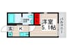 NSGATE西新井 1Kの間取り
