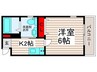 NSGATE西新井 1Kの間取り