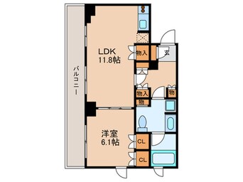 間取図 パ－クアクシス学芸大学