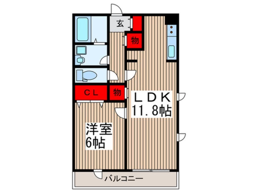間取図 グラッド