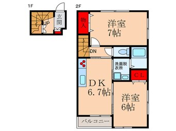 間取図 シェソワ