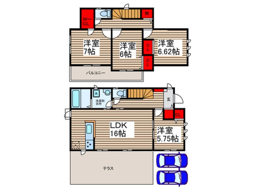 間取図 柏市布施新町三丁目戸建