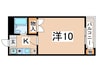 パークサイド大渕 1Kの間取り