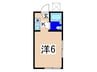 レイクヒル上大岡 1Kの間取り