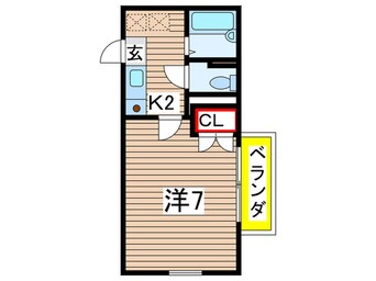 間取図 オ－ク・パレス