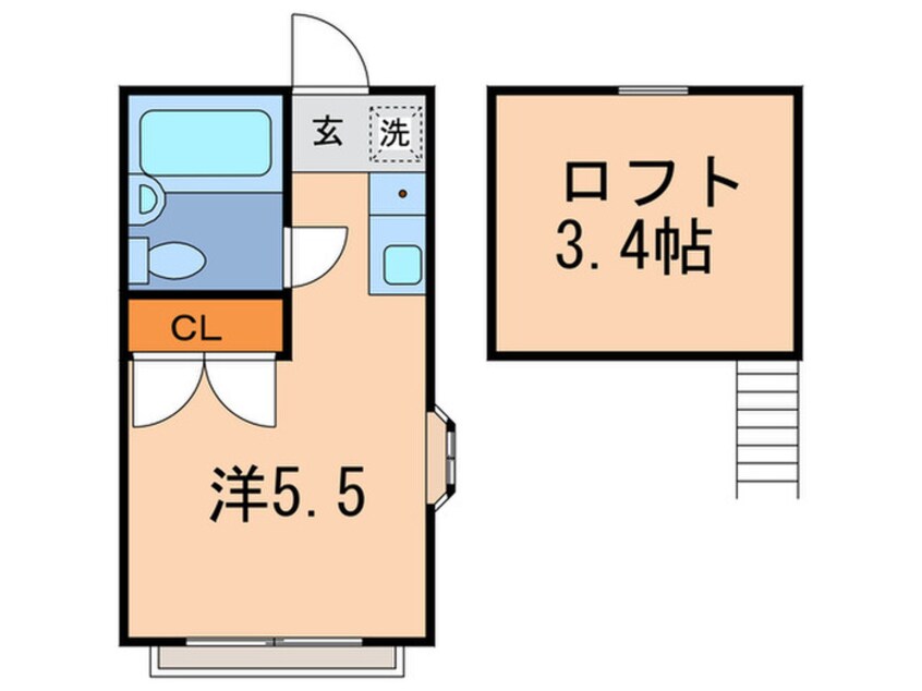 間取図 武蔵ケ丘パレス