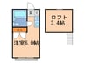 武蔵ケ丘パレス 1Rの間取り