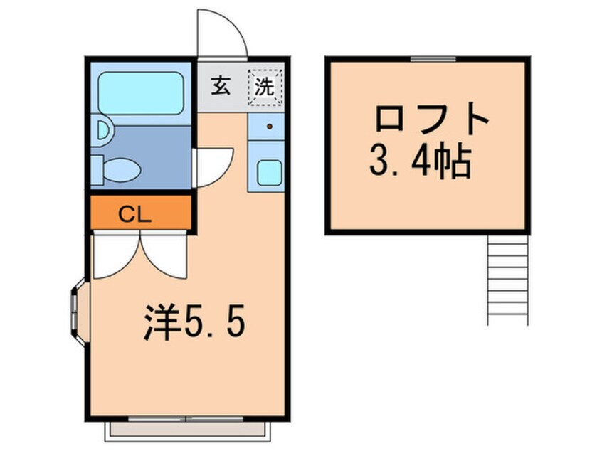 間取図 武蔵ケ丘パレス