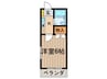 ＭＳハイム中央 1Kの間取り