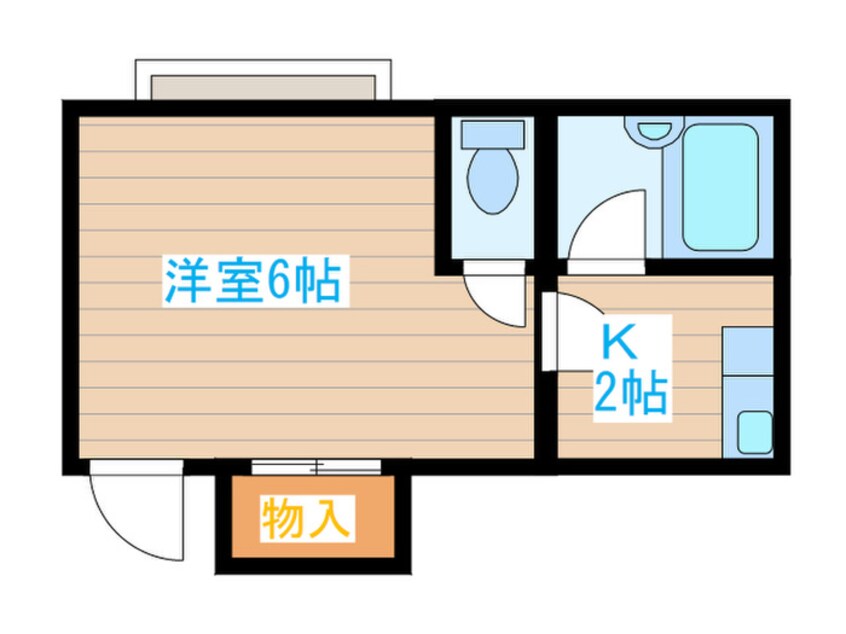 間取図 ミユキハイツ