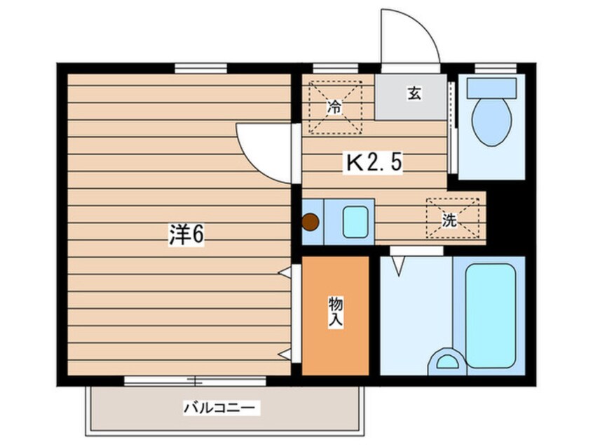 間取図 メルベージュ日吉