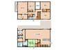 岡本戸建 5LDKの間取り