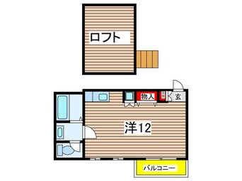 間取図 ﾊﾞｻﾗ