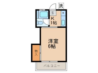間取図 ロゼ・ＹＡＮＡＧＩＭＵＲＡ
