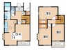 シャンプレンハイツつくし野Ⅲ３ 3LDKの間取り