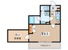 アリア 2Kの間取り
