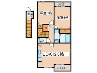 間取図 セレーノ光Ⅱ