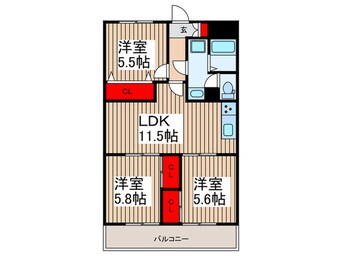 間取図 ラ・スペース