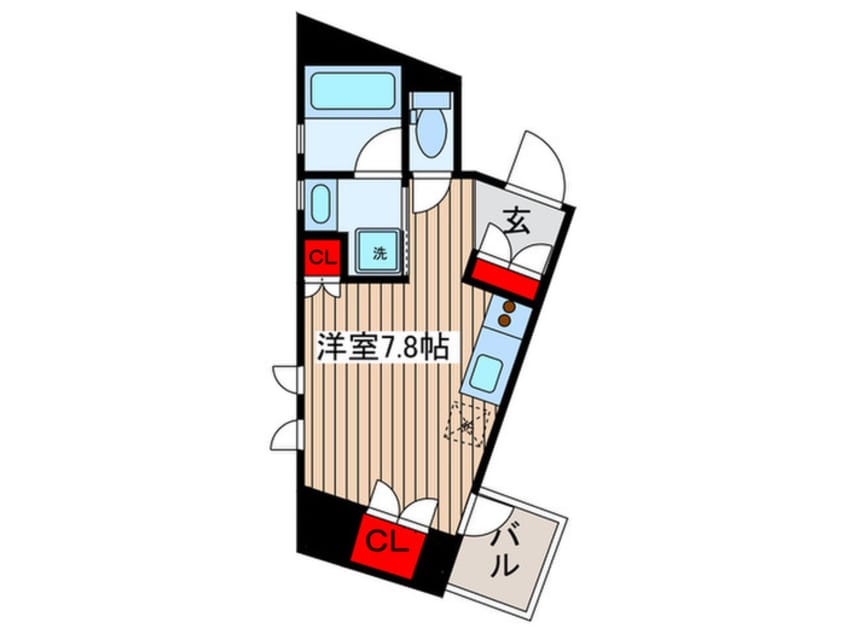 間取図 Brillia ist　銀座東