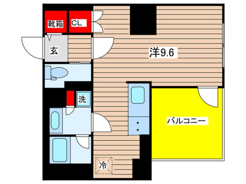 間取図 ｳｨﾙﾃﾗｽ森下三丁目