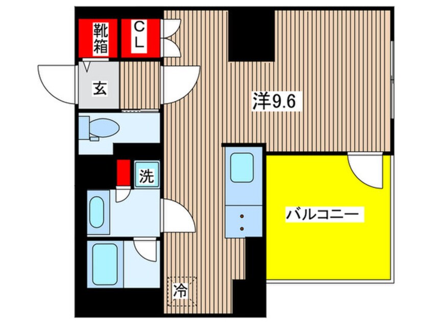 間取図 ｳｨﾙﾃﾗｽ森下三丁目