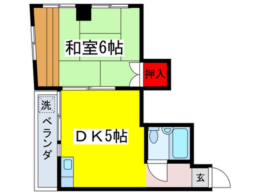 間取図 パ－ルハイツ