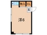 宇津木 1Rの間取り