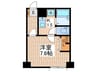 アーバンライフ白金 1Kの間取り