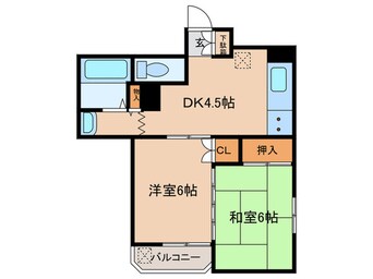 間取図 二興コーポ新小岩