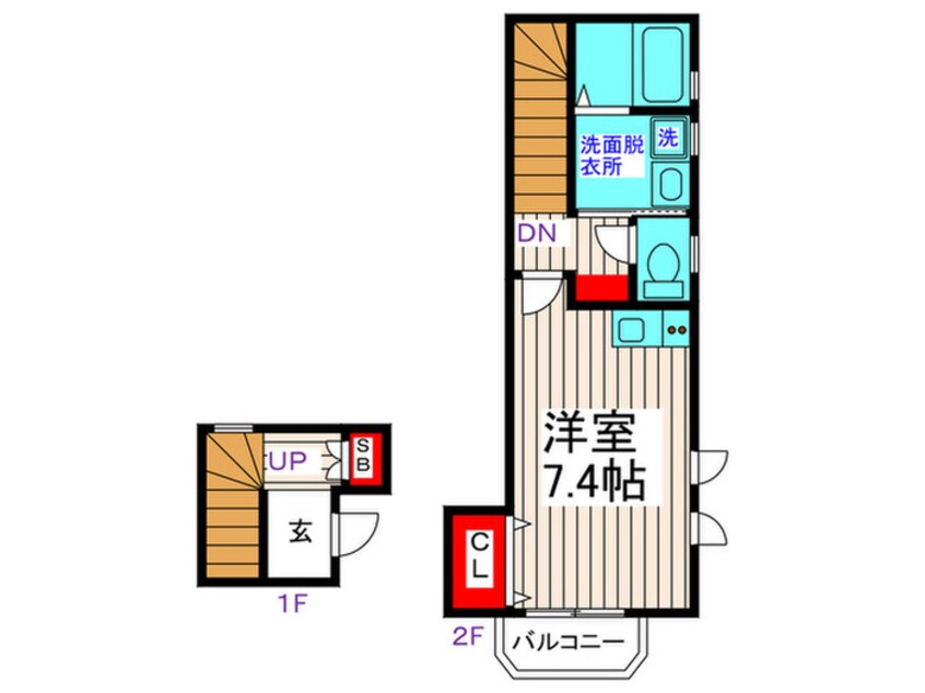 間取図 メゾン　ブランシュ