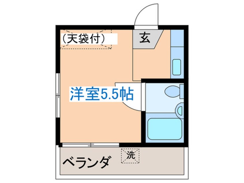 間取図 かすがハイツ