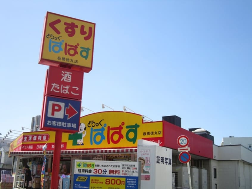 どらっぐぱぱす　板橋徳丸店(ドラッグストア)まで382m セジュール西台６