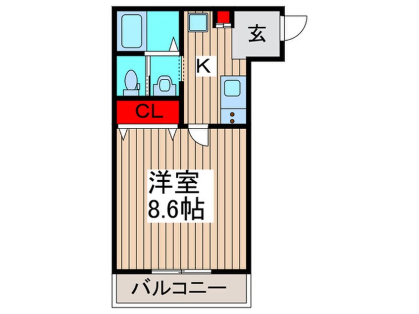 間取図 仮）キャメル大宮西