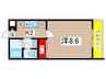 ROSE WEST 1Kの間取り