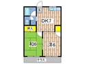 ＫＭハイツの間取図