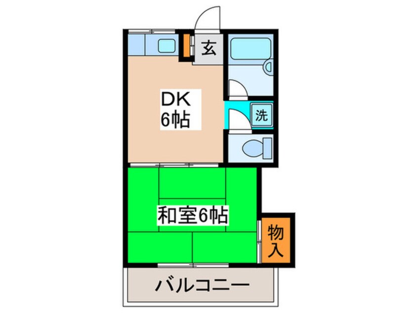 間取図 第２シルクハイツ角田