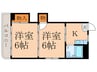 小菅マンション 2Kの間取り