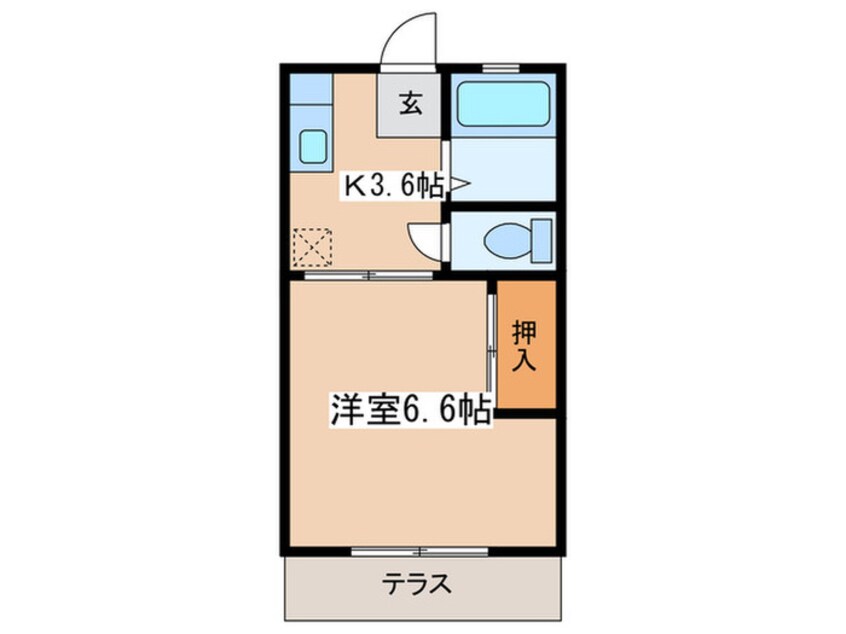 間取図 ハイツ松原