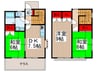 エルベガ－デンホ－ムズA 3DKの間取り