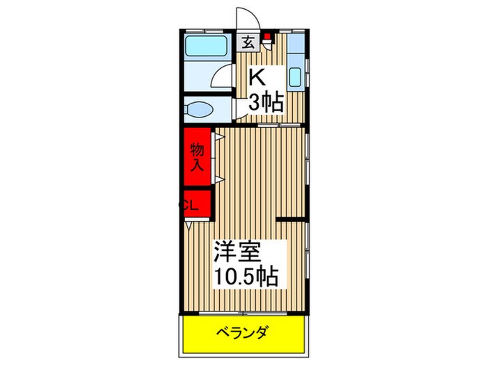 間取り図 高野コ－ポ