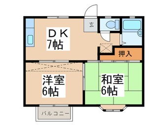 間取図 ジュネス　サト－