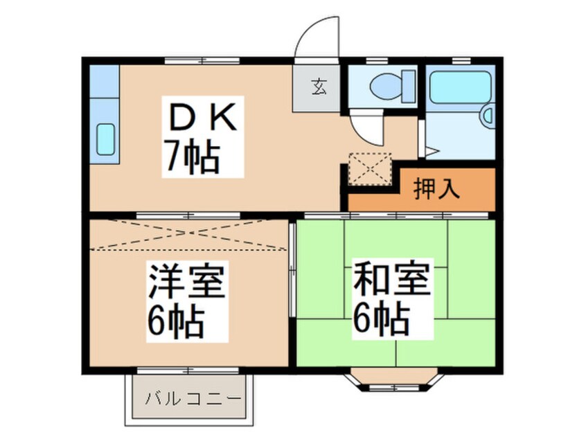 間取図 ジュネス　サト－