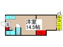 コーポタツノＢ棟の間取図