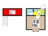 王子ハイツ 1Kの間取り