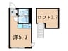 妙蓮寺ジュピテールの丘 1Rの間取り