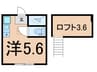 妙蓮寺ジュピテールの丘 1Rの間取り