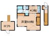 ＦＡＲＭ　ＨＯＵＳＥ 1Kの間取り
