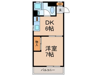 間取図 サクライハウス(5－7号室)