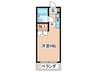 三幸マンション 1Rの間取り